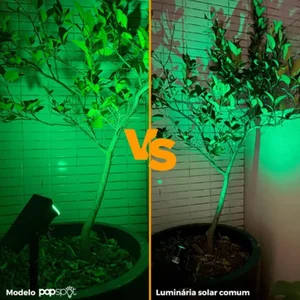 Lâmpada Solar Espeto Jardim Poderoso Refletor 12h Luminárias Luminaires Solar 6 principais vendas espeto luz solar - №4