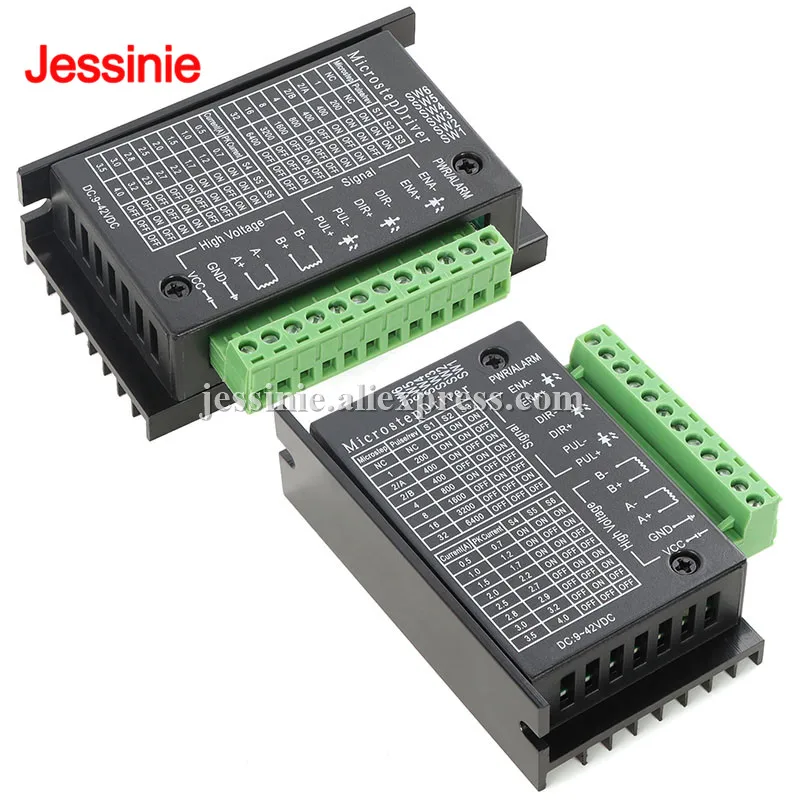 Stepper Motor Driver TB6600 23/17 Motors 34 42/57 4A DC9-40V 1 Axis Stepping Motor Control Board Module CNC Engraving Machine