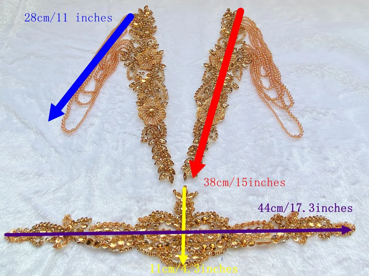 14 Color Customize Tassel Shoulder Belt Set Accessories Tulle Apparel Decoration Dress Luxury Handmade Hot Diamond Material