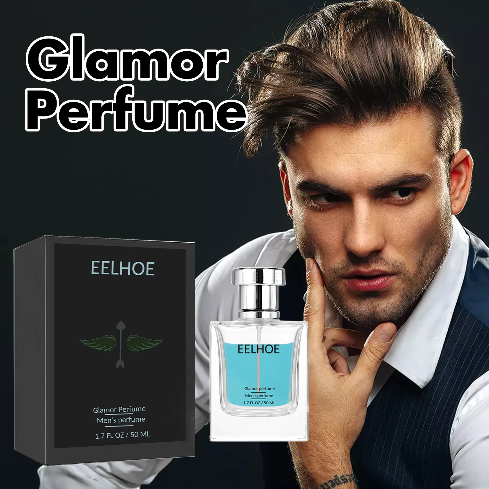 

EELHOE Pheromone Perfume Is Refreshing, Mild Not Pungent Lasting Natural Fragrance Elegant Atmosphere Dating Men's Niche Perfume