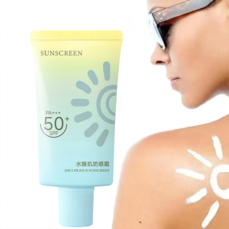 Shuihuanji Whitening Cream Zonnebrandcrème Beschermer Gezichtslichaam Solar Sun Blocker Spf50 Isolatielotion Crème Bleken Vochtinbrengende Crème