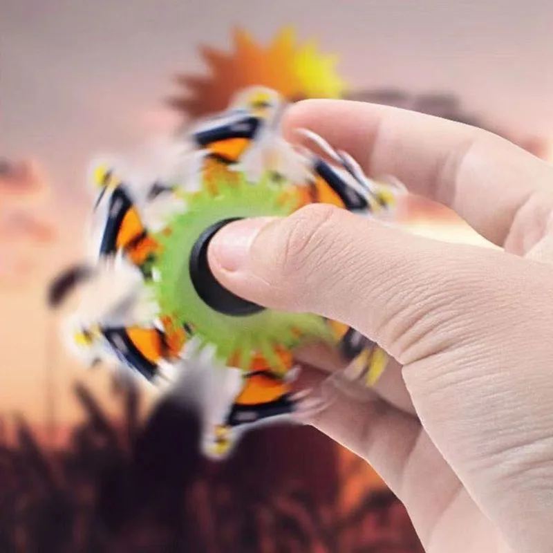 Pokemon Pikachu Fidget Spinner Toys Running Animated Fingertip Gyro Desk Toy for Adult Children Fingertip Relaxing Toy Gifts