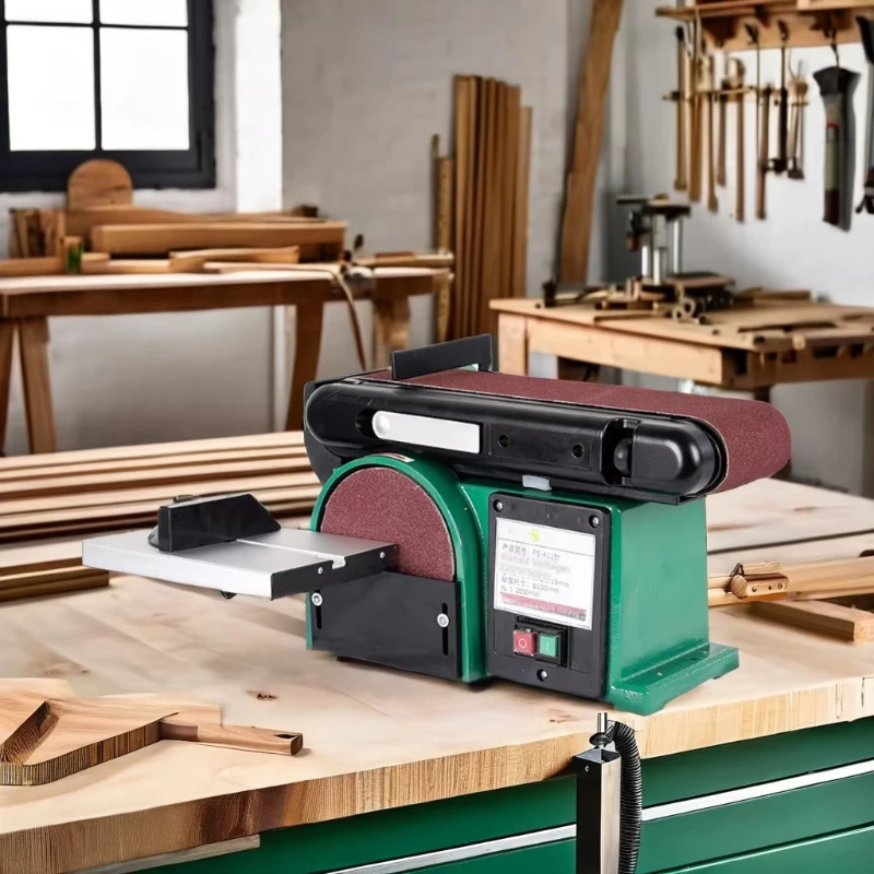 

Multi functional desktop sanding machine for metal woodworking