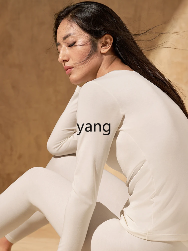 CX vestiti caldi leggeri, caldi e confortevoli con base superiore contenenti abiti autunnali da donna in seta