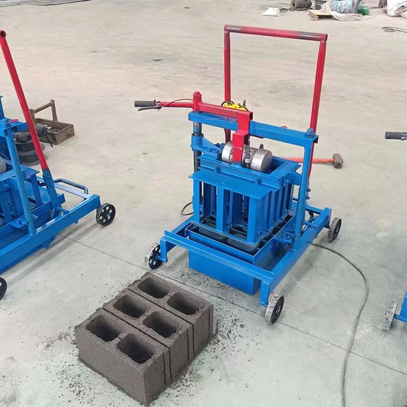 Concrete block forming machine Concrete hollow block forming machine Brick making machine