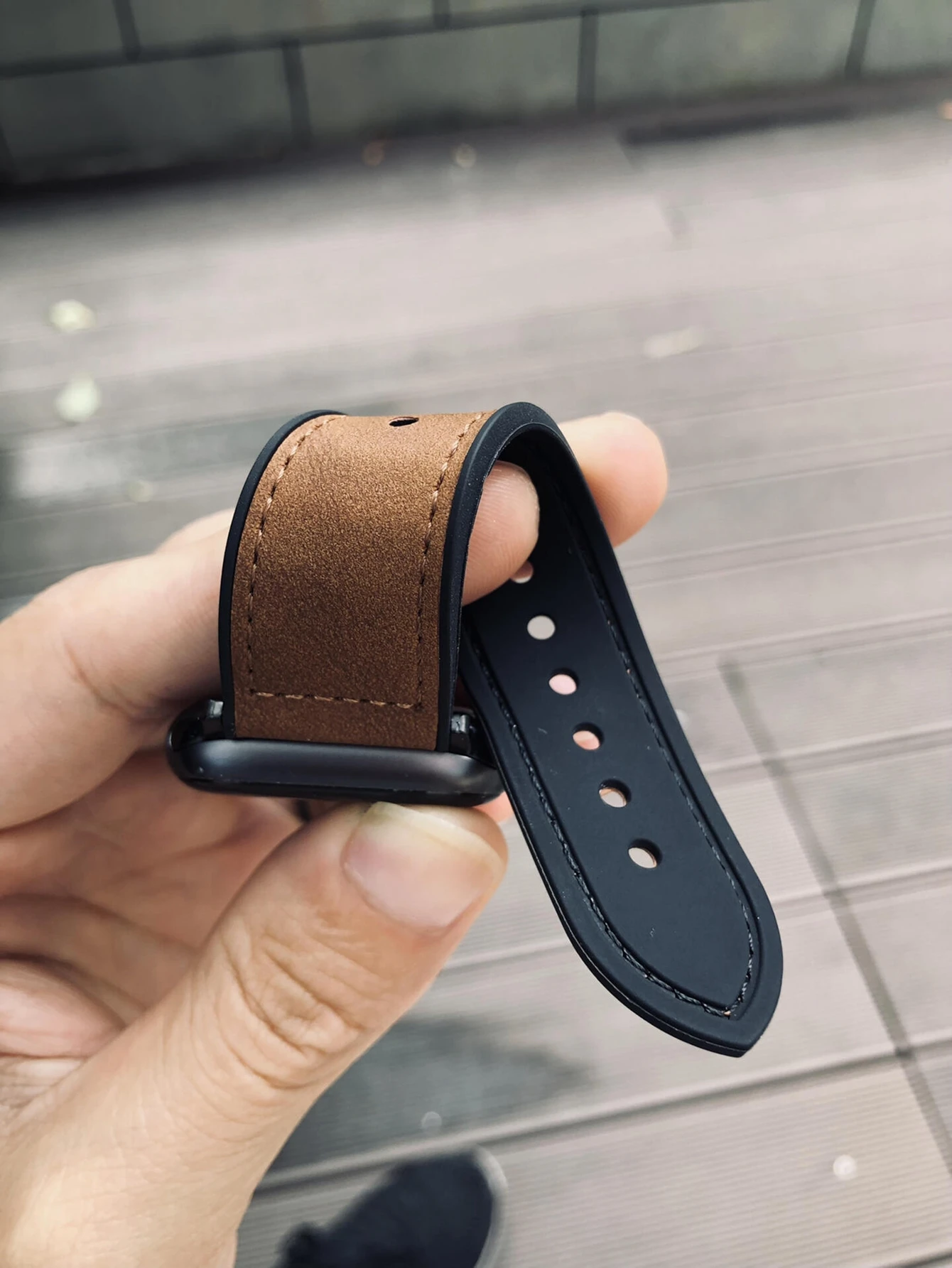 Boucle en cuir de Silicone Correa pour bracelet de montre Apple série 10/9/8/7/6/5/4/3/2/1 SE 38mm 40mm 41mm 42mm 44mm 45mm 46mm 49mm