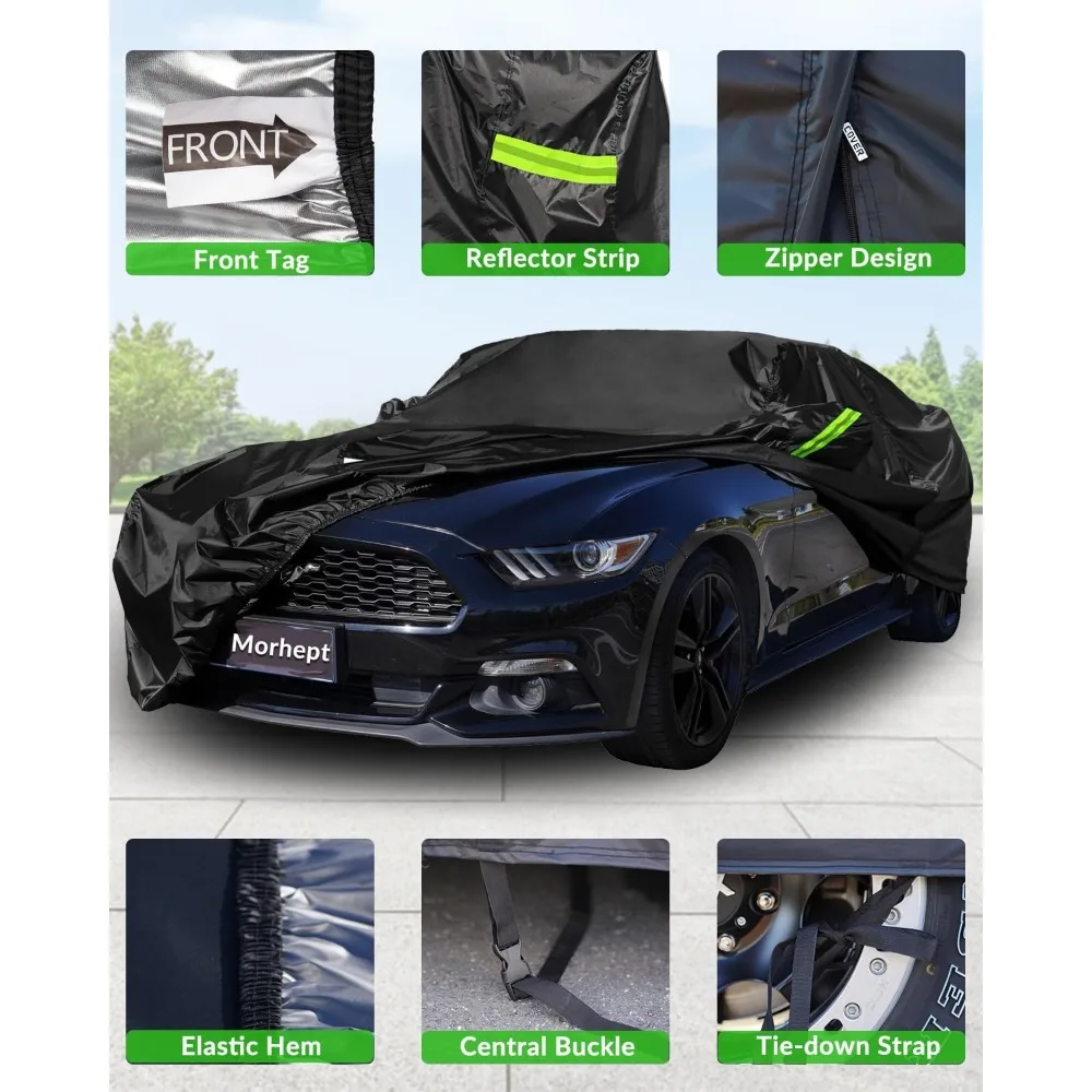 2005-2025年式フォード・マスタング専用カーカバー、全天候型防水保護（GT用）、防塵カバー（シェルビーカブー用）