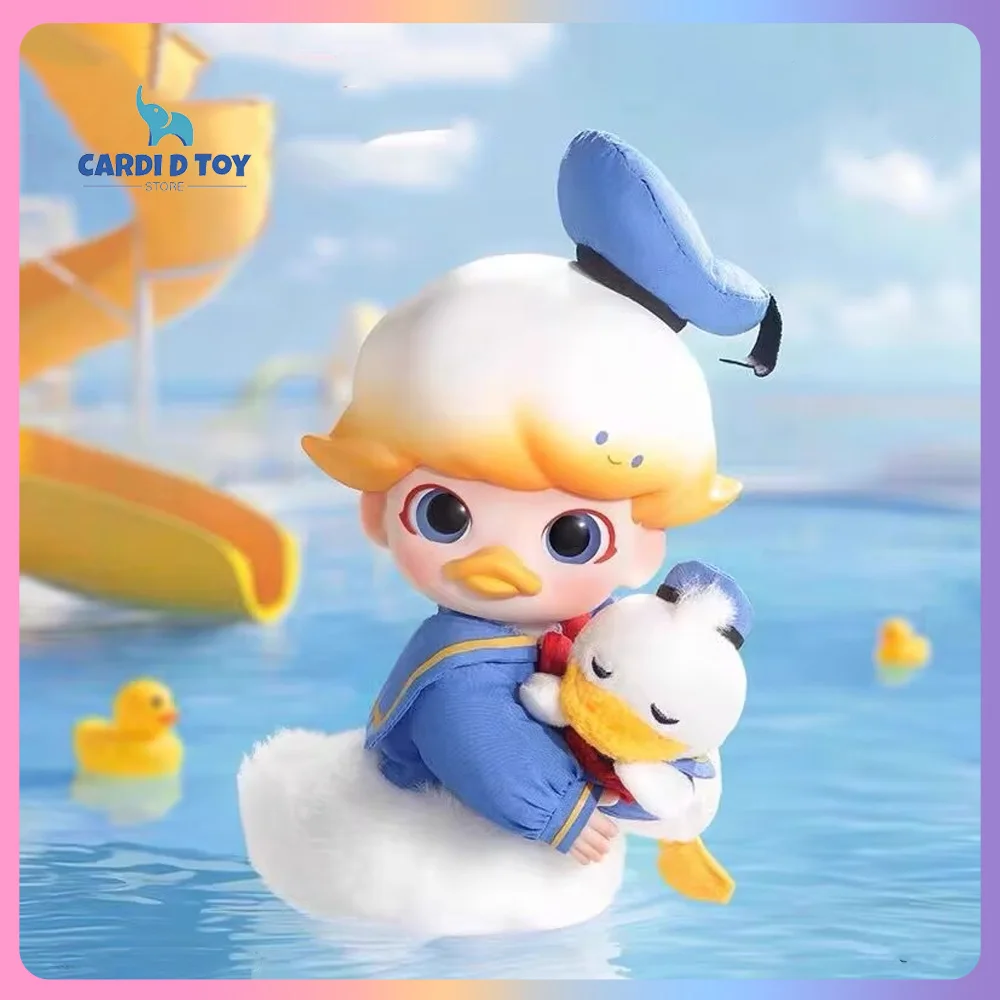 Pop Mart Dimoo Donald Duck Movable Action Figure 1/8 Bjd Model Statue Sailor Suit Dress Up Toys Ornament Collection Toys Gift