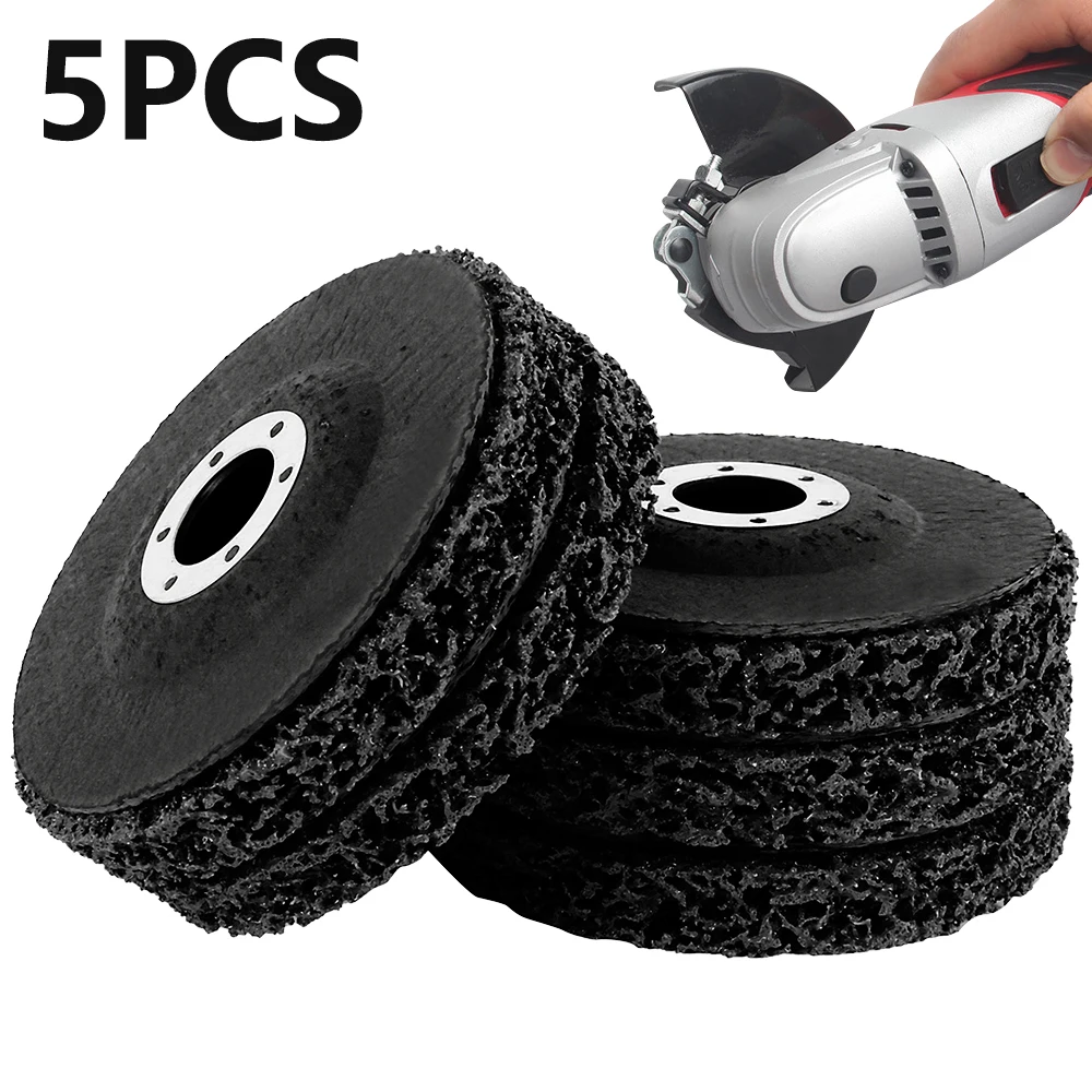 5pcs Stripping Wheel Strip Discs for Angle Grinders Clean & Remove Paint, Coating, Rust for Wood Metal Fiberglass Work