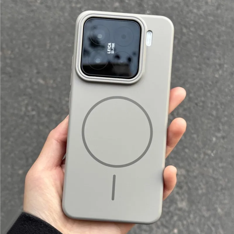 Funda magnética de lujo para Xiaomi Mi 13 14 14T 15 15T 17 Ultra Redmi Note 13R 14 Pro Poco F5 F6 F7 para carga Magsafe 2