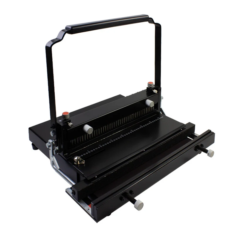 Manual Heavy-duty Wire Binding Machine 2:1 Punching 34 Hole Double Coil 3:1 Binding