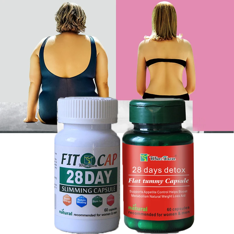 

2 Bottles 28 Day Weight Loss Capsules Promote Metabolism Support Appetite Control Effectively Reduce Weight Health Food