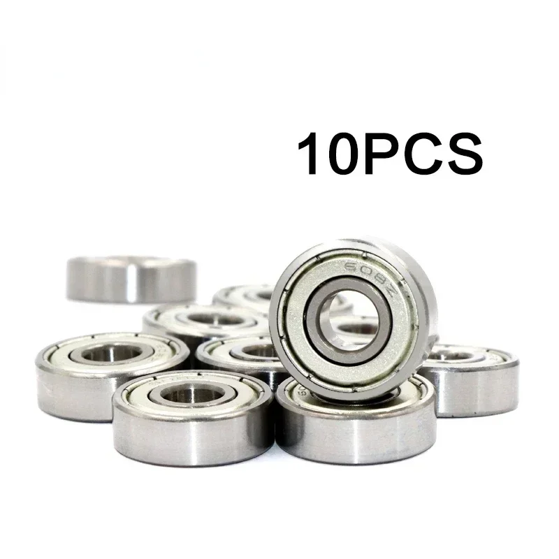 10pcs Bearing 603 604 605 606 607 608 609 623 624 625 626 627 628zz 2RS  608zz 8x22x7mm