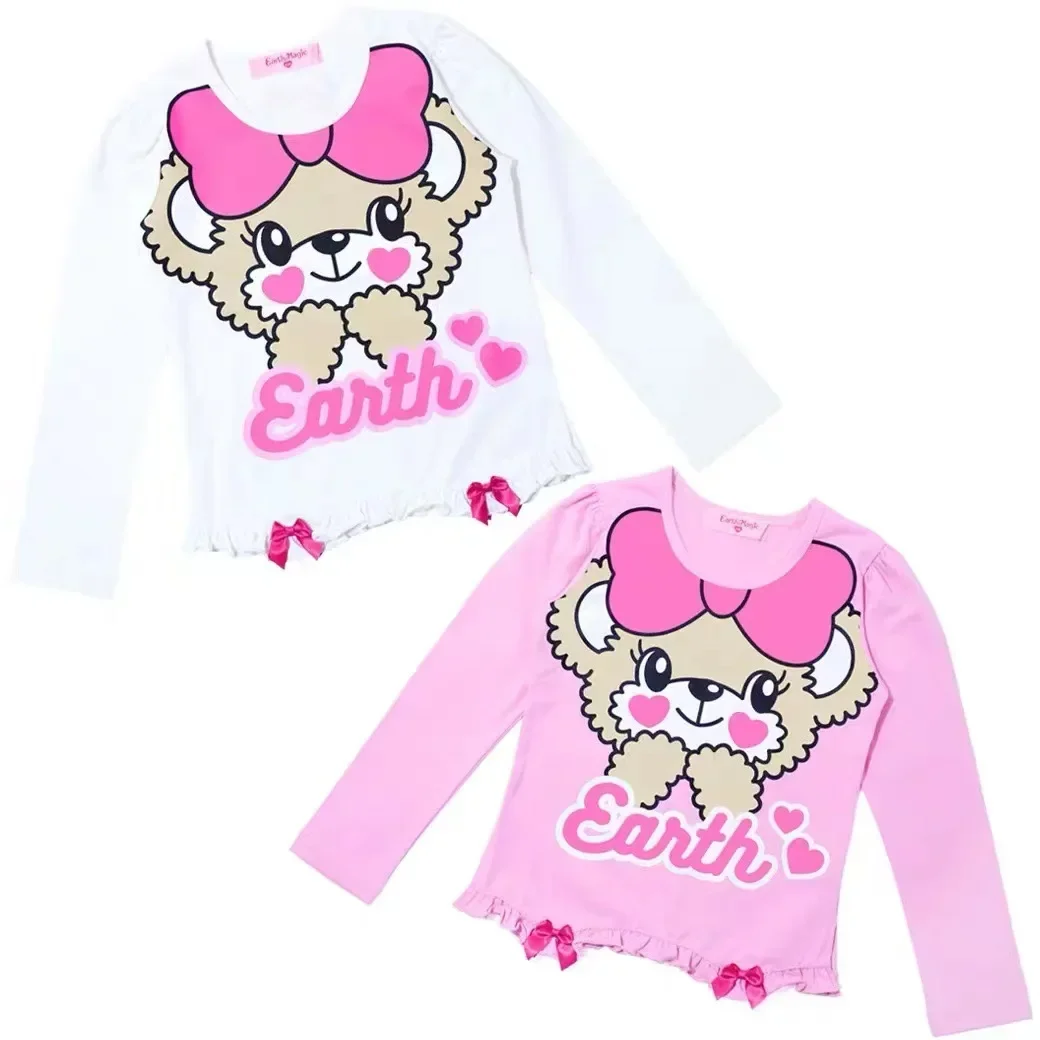 

One Piece Kids Clothes Girls Clothes Spring and Autumn 2023 Fashion Brand Children's Long-sleeved Undershirt T-shirt