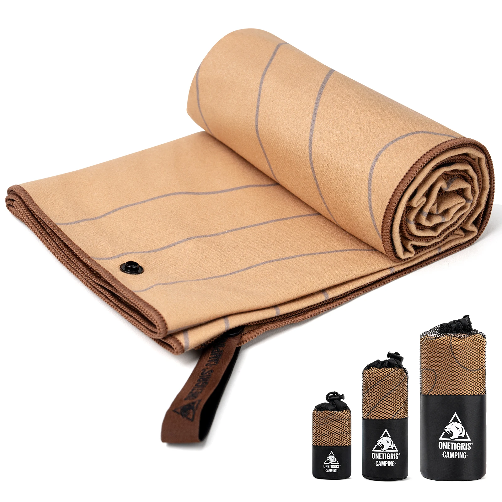 Onetigris Quick Dry Towels Super Absorbent Microfiber Camping Ultralight Towel for Beach Camping Yoga Gym Travel Sports  Swim