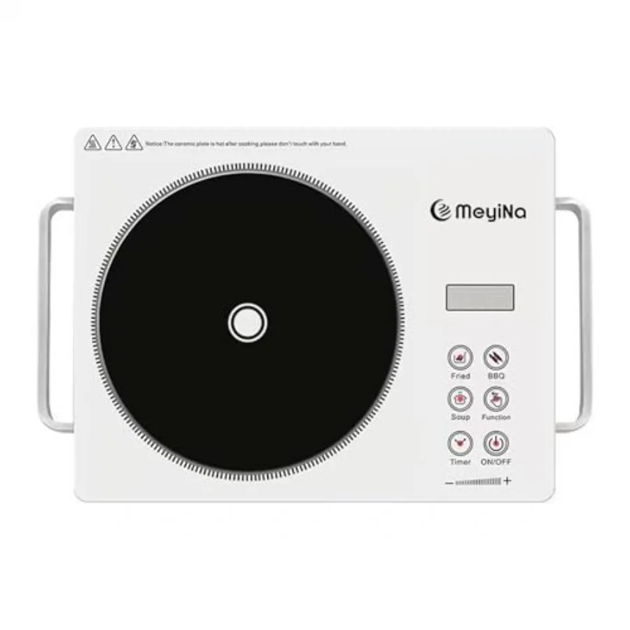 

Портативная уличная многофункциональная индукционная плита мощностью 3500 Вт с сенсорным управлением и цифровым таймером, подходит для использования на открытом воздухе.