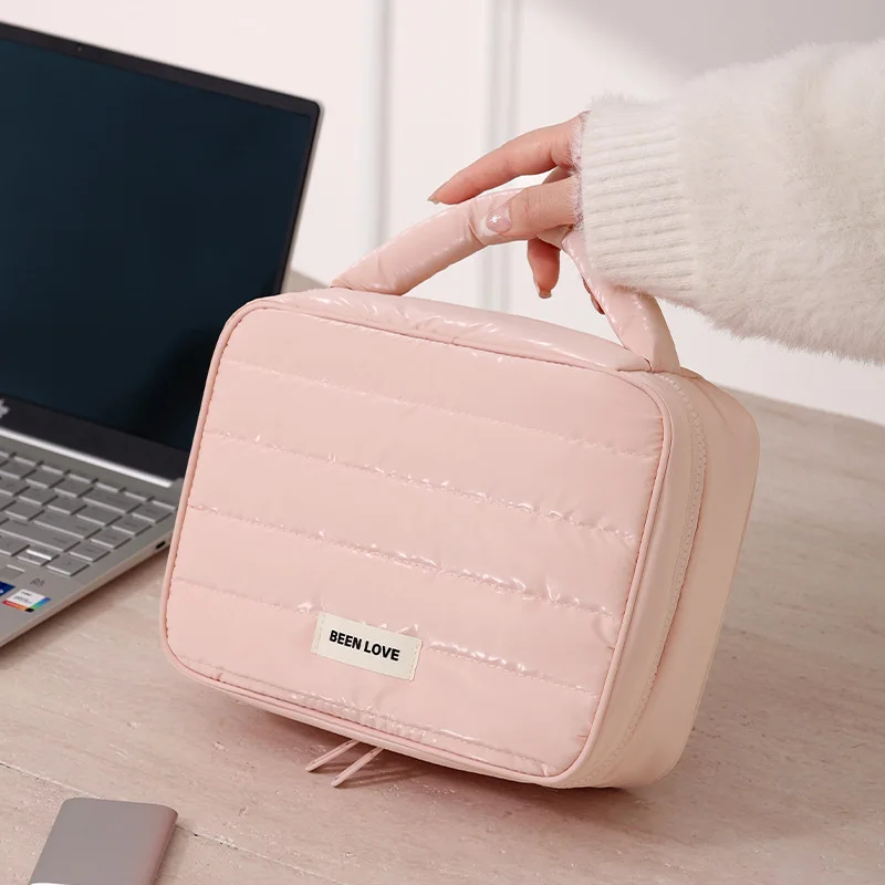 

New Makeup Bag For Women Travel Waterproof Necessaities Tool Storage Box Cosmetic Case Large Capacity Portable Toiletries Pouch