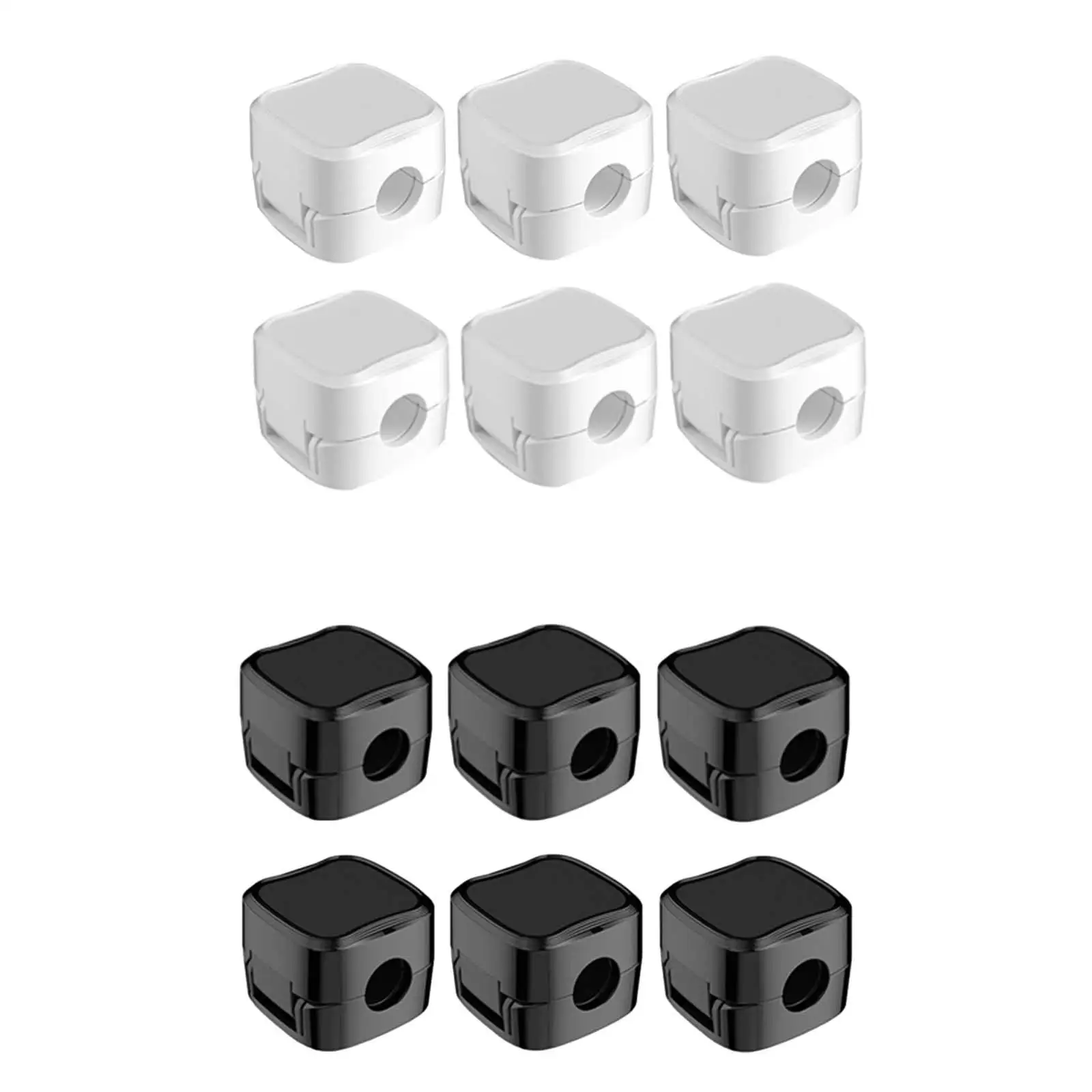 6Pcs Magnetic Cable Clips Cable Organizer Cable Holder for Home Desk Office