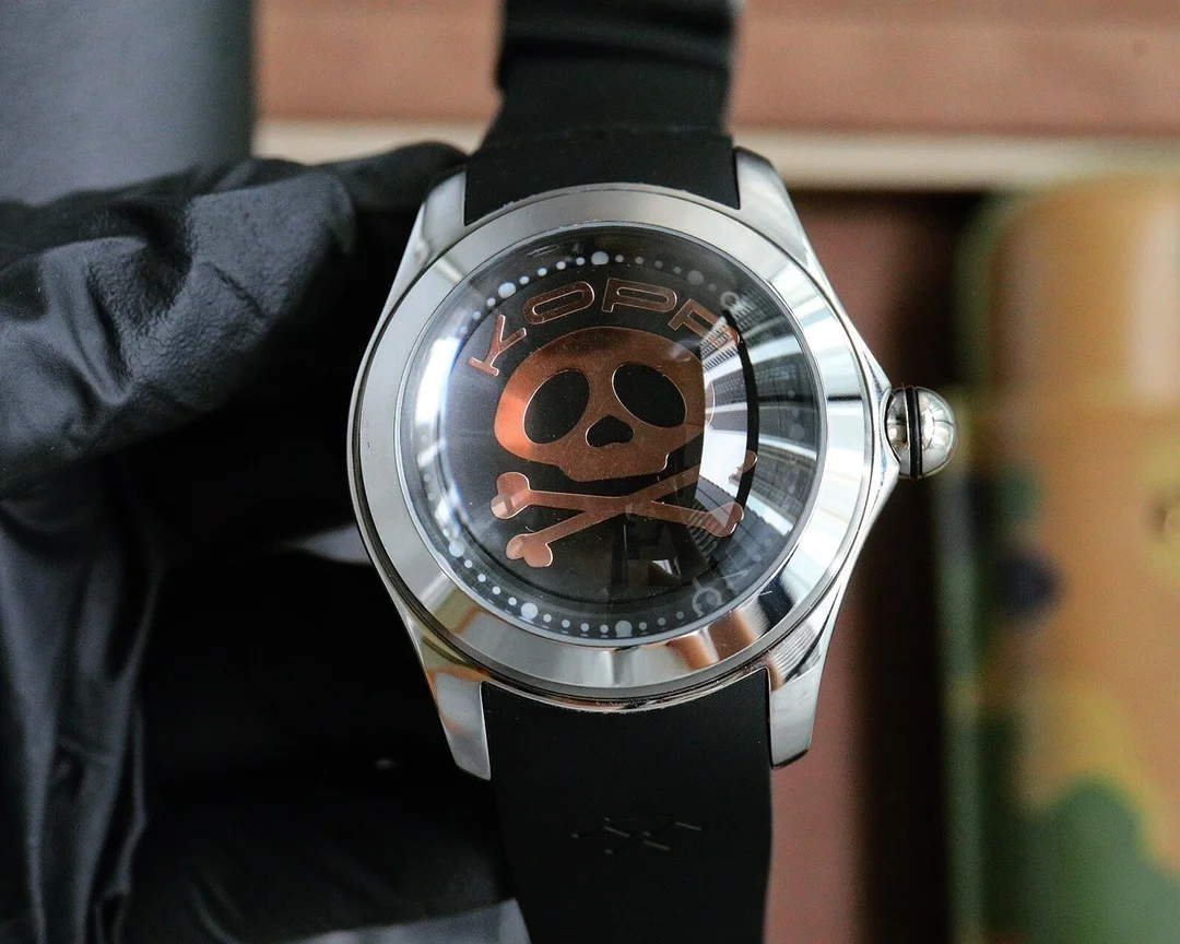 Jam Tangan Pria Model Tengkorak Ikan Keren Trendi Fashion 2026, Jam Tangan Pria Elegan Modis