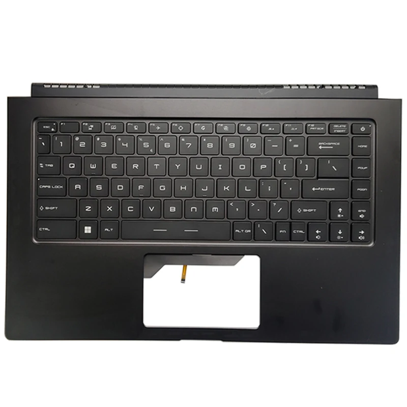 98% NEW For MSI Modern 15 MS-1551 15.6in Upper Case Palmrest Backlit Keyboard Cover