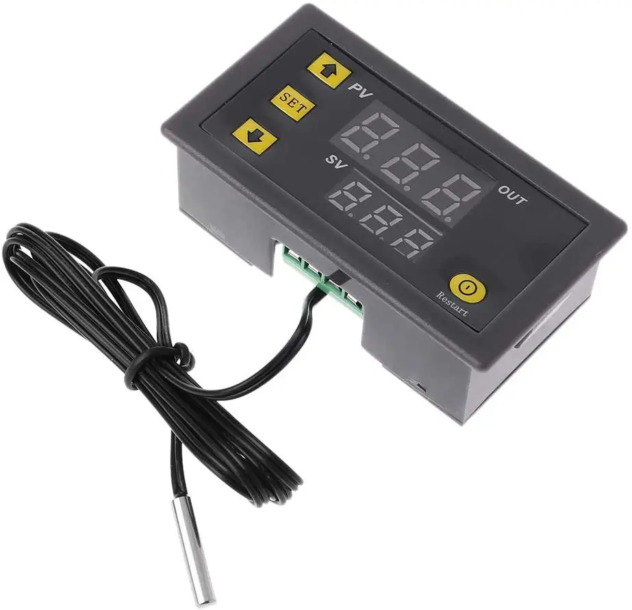 Termostato Display Digital com Prop e Display Led Lcd Interruptor de Controle de Temperatura Placa em Miniatura W3230