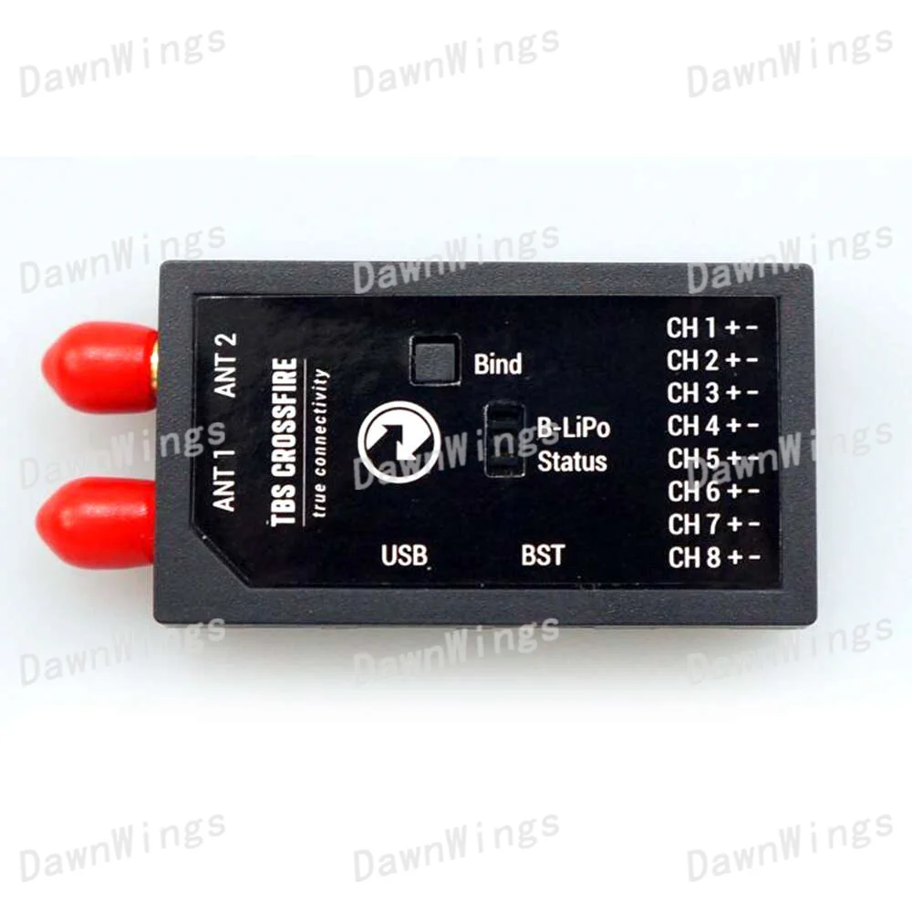 جهاز استقبال TBS CROSSFIRE 8CH DIVERSITY RX الأصلي 915 ميجا هرتز LRS أحدث أجزاء نظام طويل المدى RC #1