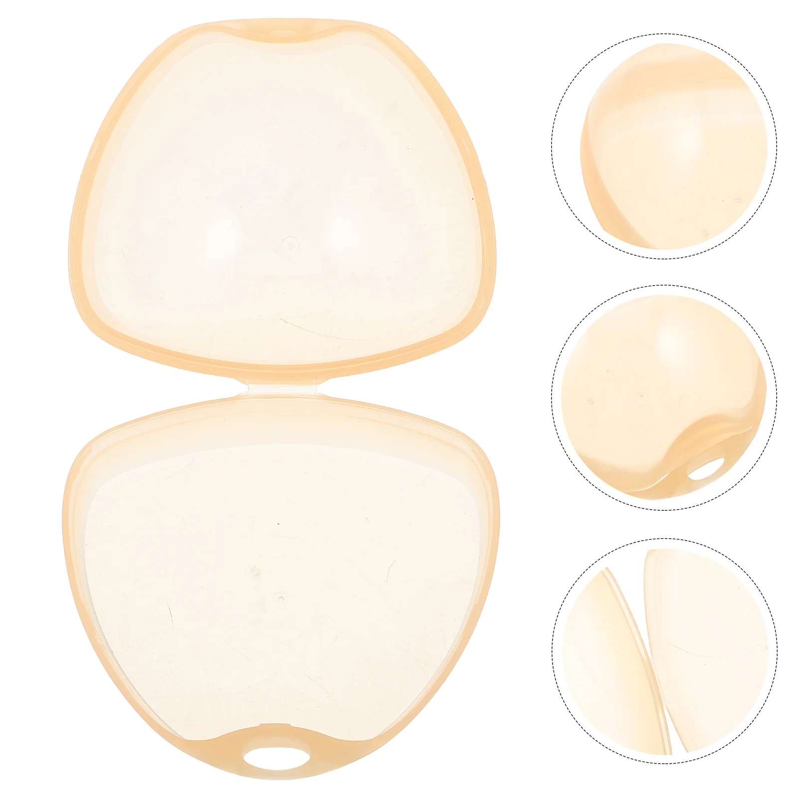 

6Pcs Baby Pacifier Case Portable Triangular Storage Box Organizer Holder Travel Newborn Outdoor Pacifier Container