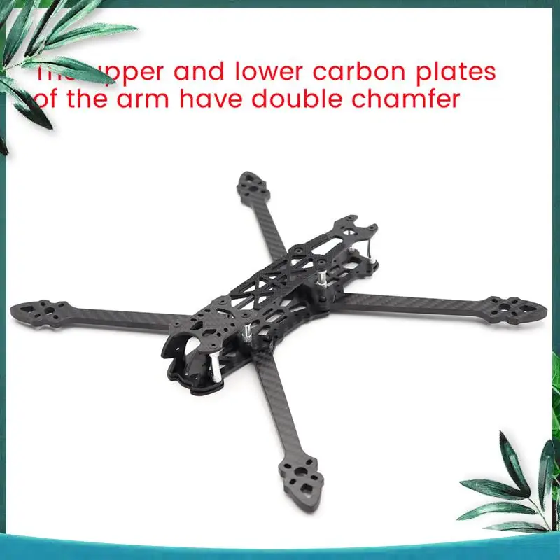 (NOVO) Mark4 com braço de 5 mm + impressão para quadricóptero Modificação FPV Fibra de carbono 7 polegadas Quadricóptero Freestyle Frame
