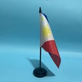 Black plastic pole