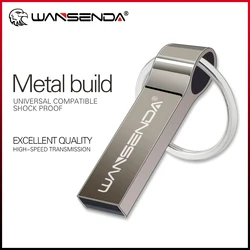 WANSENDA Schlüssel Kette USB-Stick Wasserdicht Pen Drive 128GB 64GB 32GB 16GB 8GB-Stick USB 2,0 Memory Stick Flash Drive