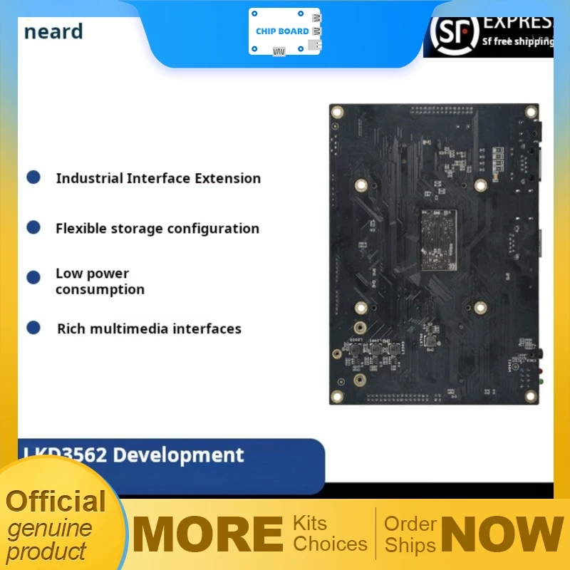 

Neardi LKD3562 development board powered by RK3562 supporting Linux and Android with integrated AI NPU for embedded applications