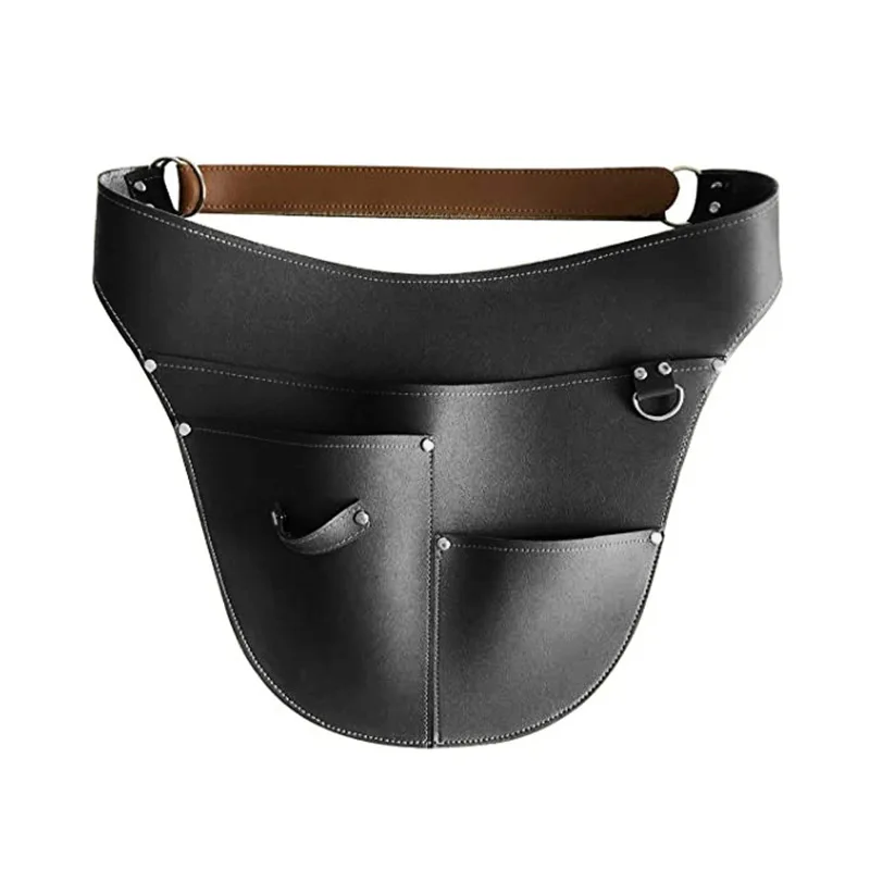 

Поясная сумка из искусственной кожи, регулируемый садовый столярный фартук для электрика, карманный фартук, водонепроницаемый, практичный