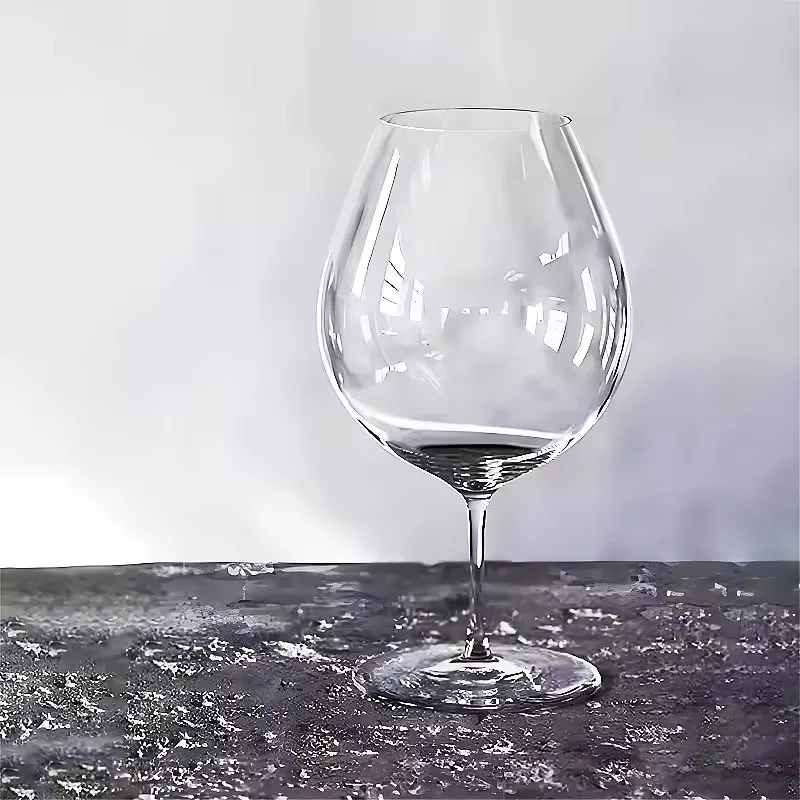 

2pcs Japan Kimura Style 23oz 750ml Big Belly Wine Glass Perfect Flawless Crystal Glass Material Handmade Short Handle Cup