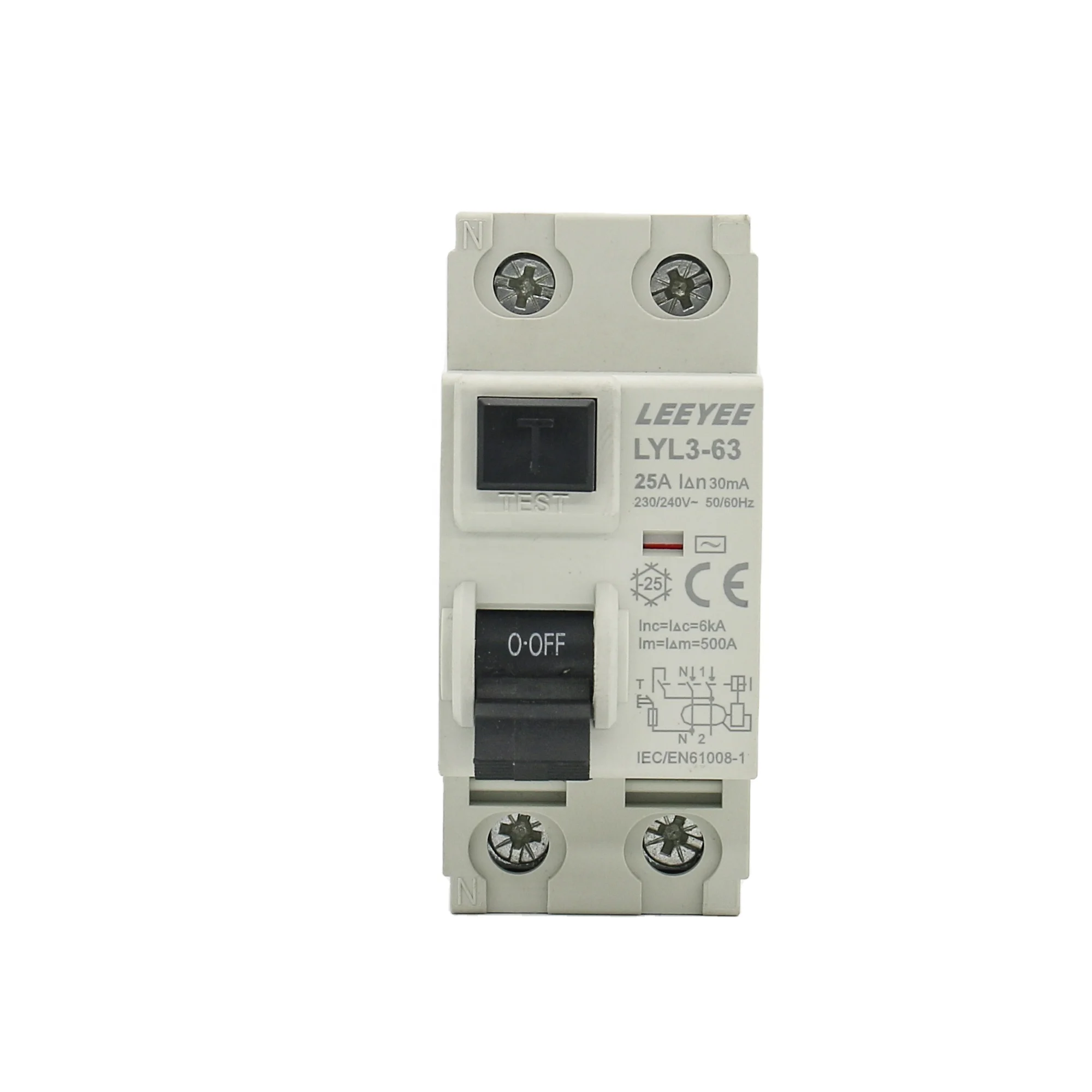 

RCCB Electronic Leakage Switch 2P 2P+N 3P+N 4p Leakage Protector