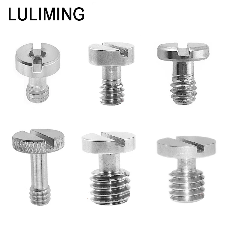 Quick Release Screw 1/4-20 3/8-16 Inch Tripod Mount Adapter ballhead Camera Quick Release Plate Screw Photography Accessories