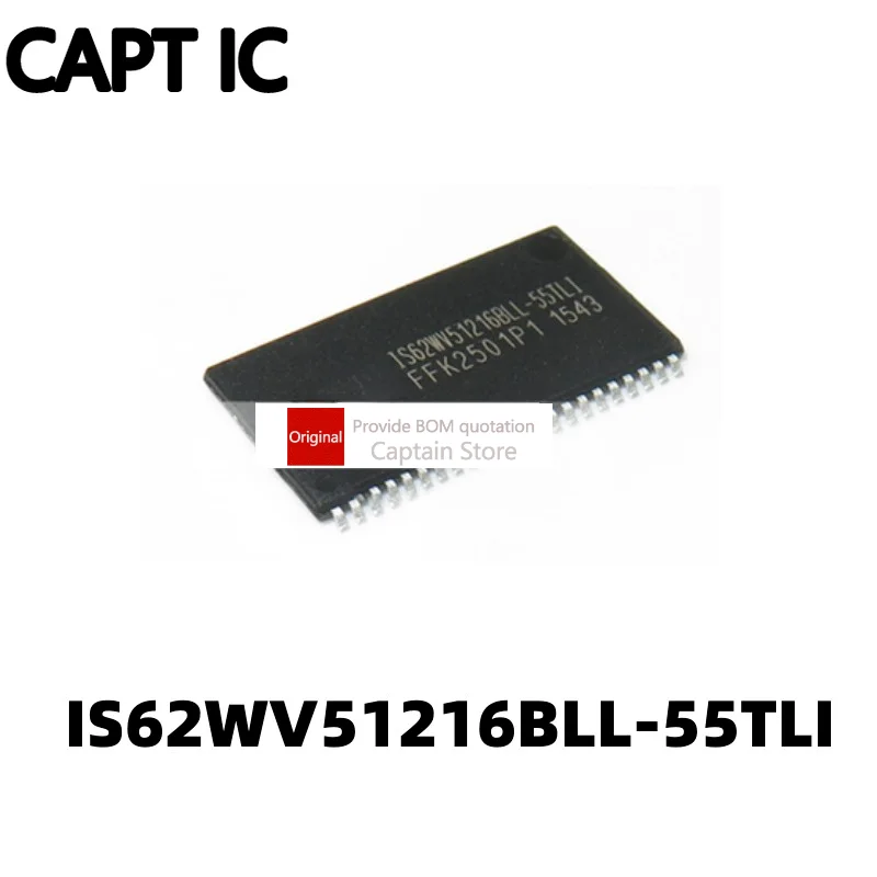 

5PCS IS62WV51216BLL-55TLI TSSOP44