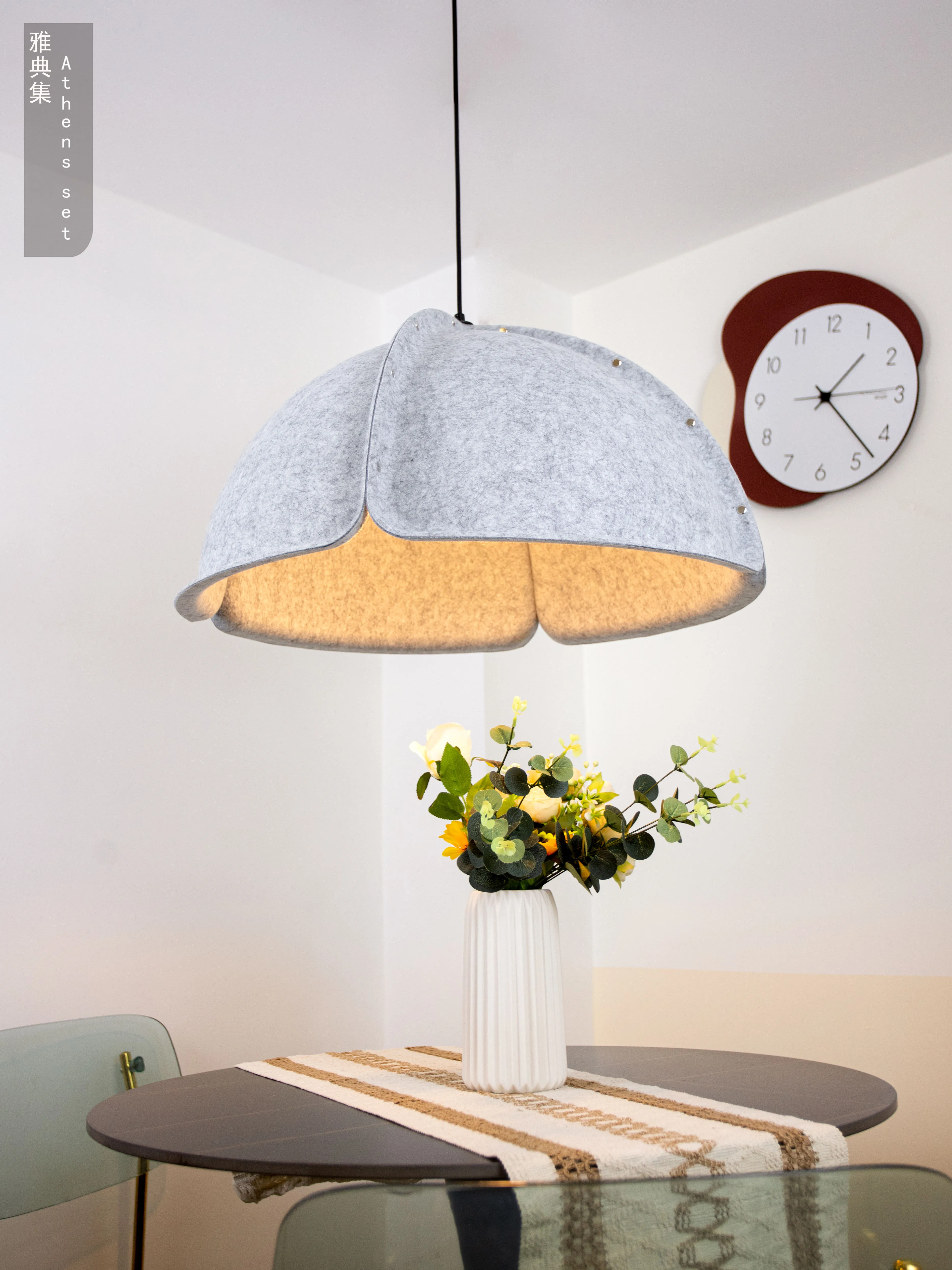 

Danish designer bedroom chandelier creative Nordic modern simple living room Internet celebrity bed and breakfast senior sense f