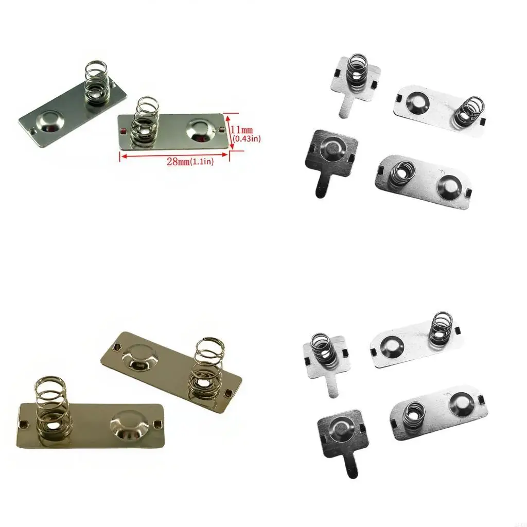  4Pcs Battery Holder Springs With Stable Current Output For Electronic Devices