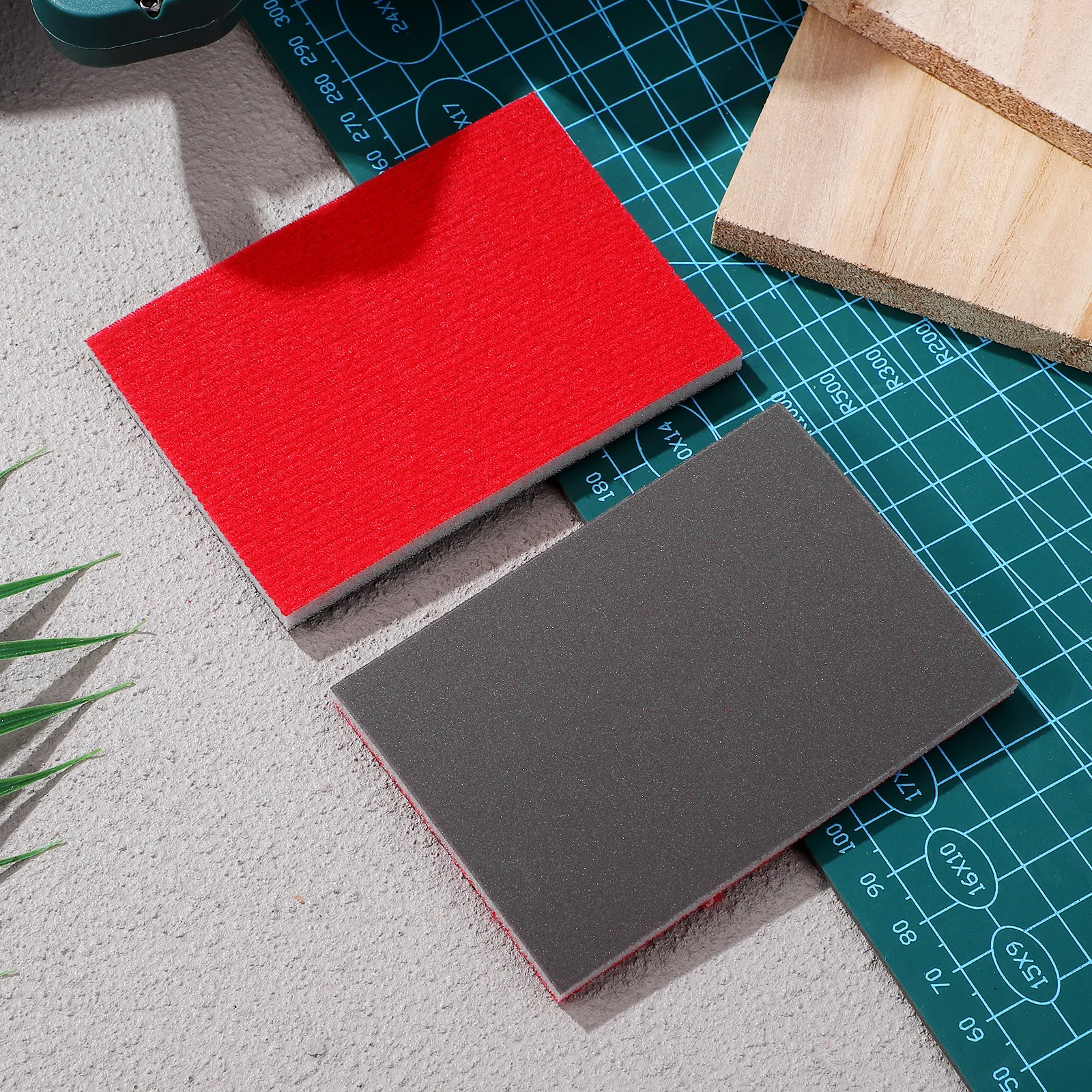 

20 Pcs Polishing Sponge Fine Grit Automotive Sanding Pads Wet Dry Use Reusable Sanding Sponges for