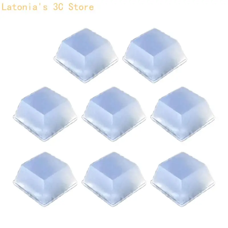 8Pcs Trapez Schnell Montieren Silikon Vibration Dämpfung Füße Pad Für Lautsprecher Verstärker Rack Montieren X3UB – Detail 4