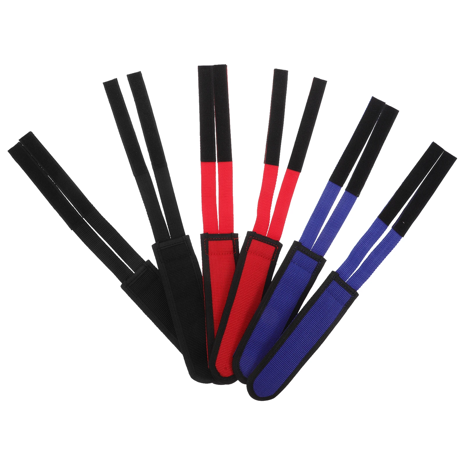 

6pcs Bicycle Pedal Straps Lightweight Adjustable Cycling Footrest Bike Supply Feet Bands Secure Fit Versatile Use