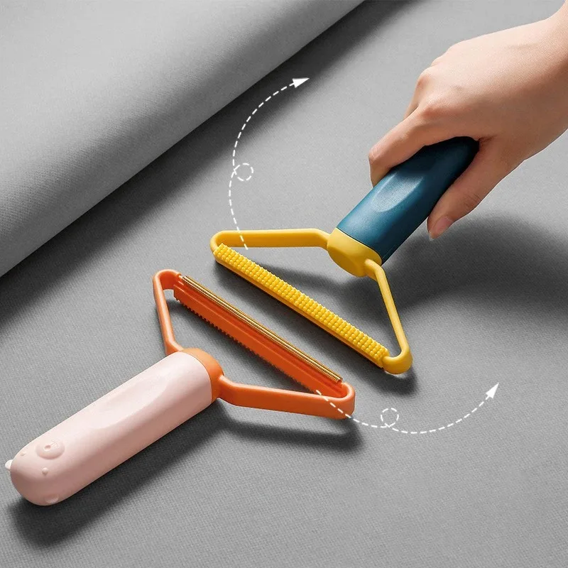 Pet Hair Remover Cat Hair Remover Double-sided  Sofa Clothes Shaver Lint Rollers for Cleaning Cat Comb Brush Removal Mitts Brush