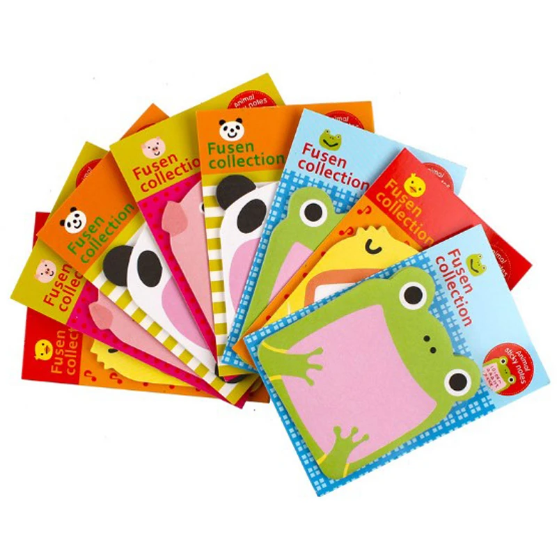 , 23 Chú Miếng Dán Hoạt Hình Memo Pad Thêu Sò Tự Làm Kawaii Notepad Nhật Ký Văn Phòng Phẩm Trường Học Cho Trẻ Em Tiếp Liệu