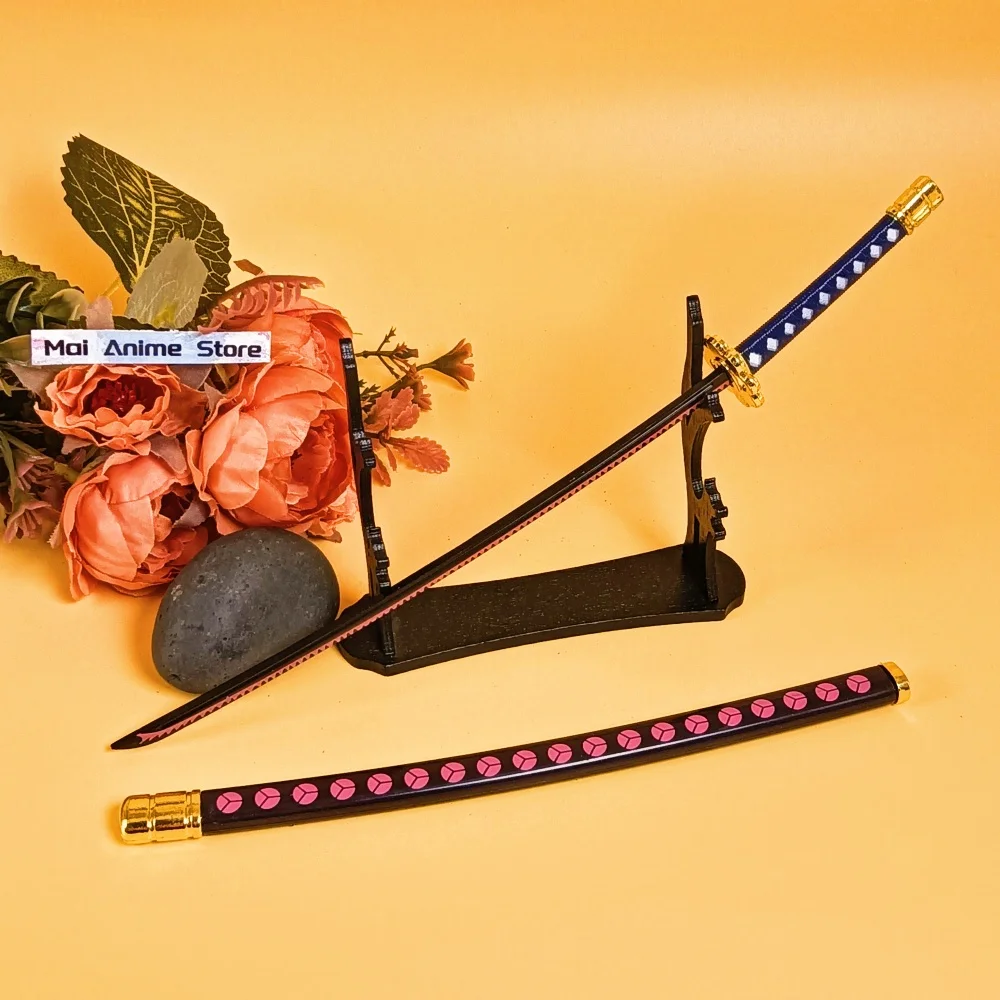 10 pouces acier Roronoa Zoro Katana taille réelle japonais Katana Original samouraï sabre métal Anime Zoro épée fer Ninja couteau jouet cadeau