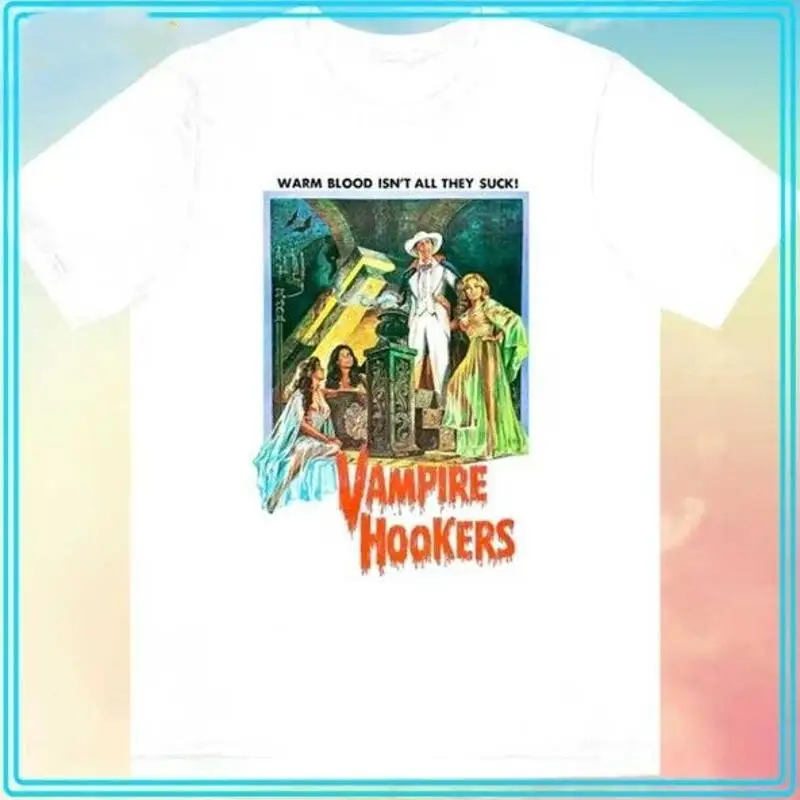 تي شيرت Vampire Hookers 1978 Movie Vintage ملابس يومية مثالية