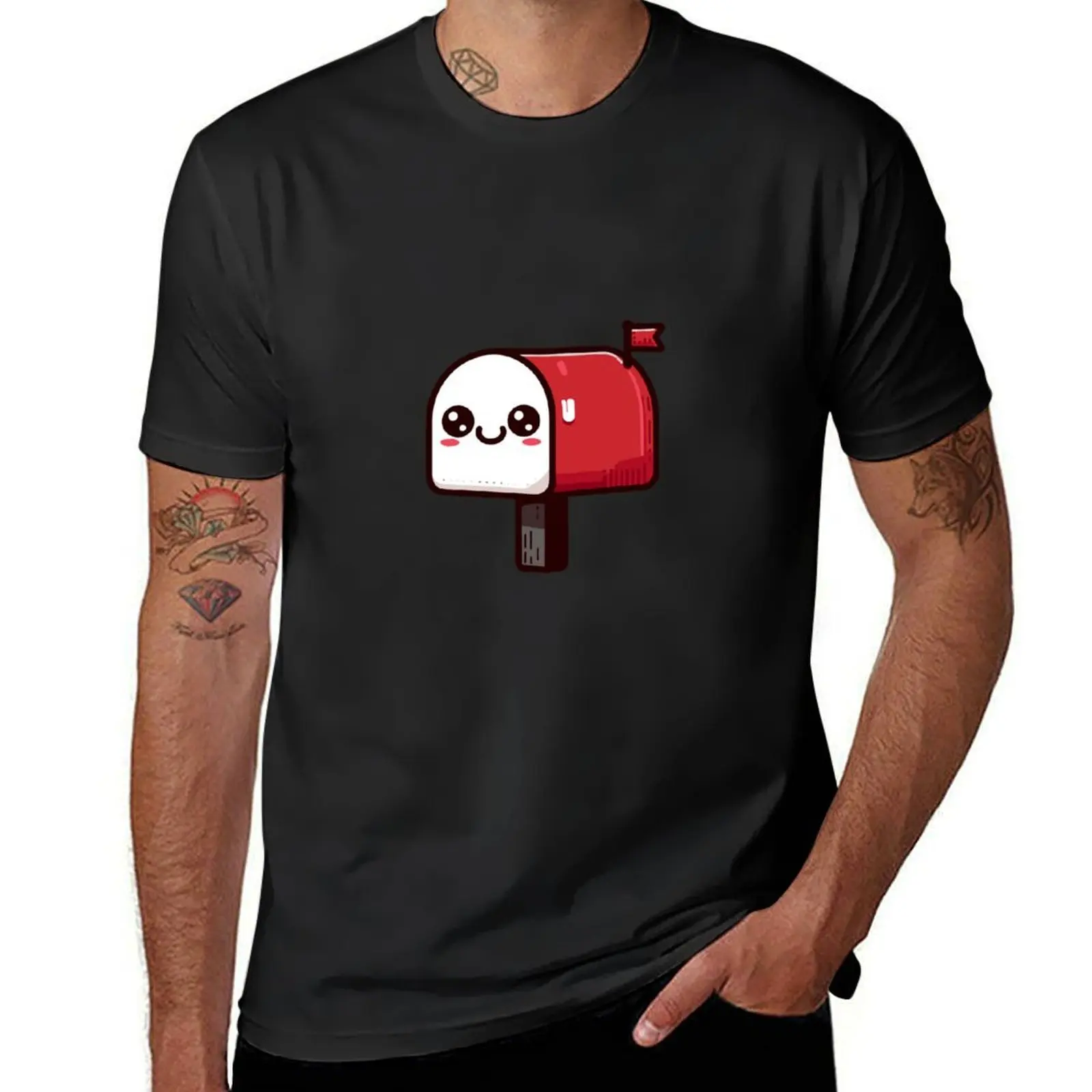 Kawaii Mailbox T-Shirt for a boy plain slim fit t shirts for men