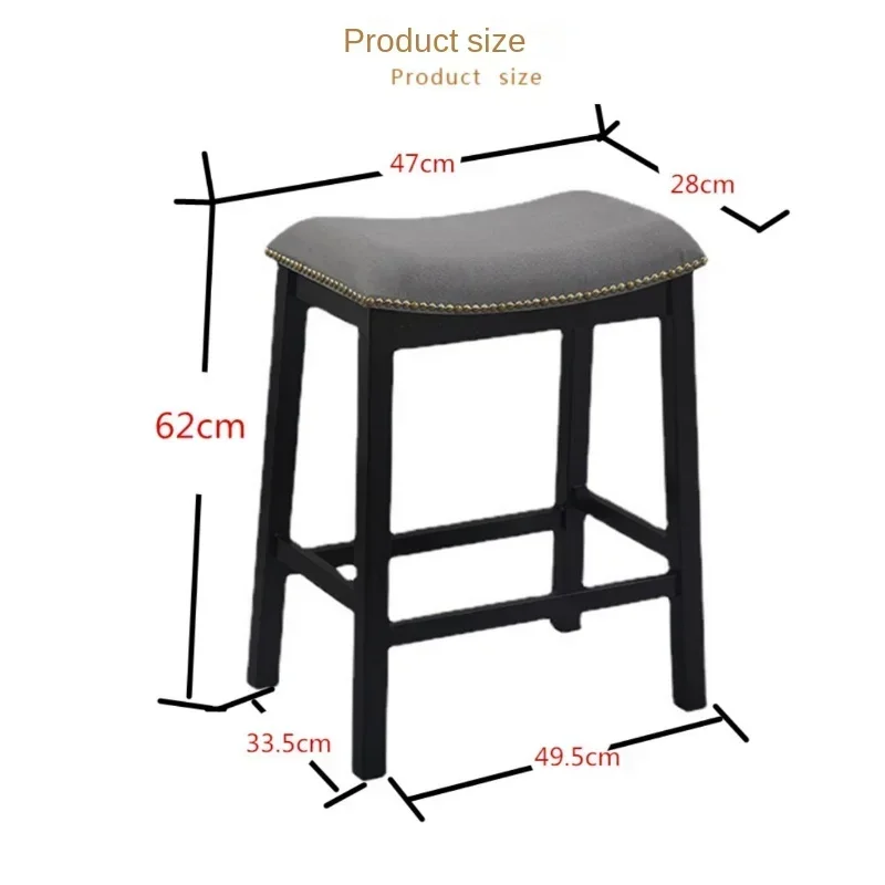 Tabouret Claridge en Lin à Dos auxavec Sièges, Beige et Foncé, Finition Brochure, Meubles de Maison Modernes, Comptoir de Bar, Recommandé