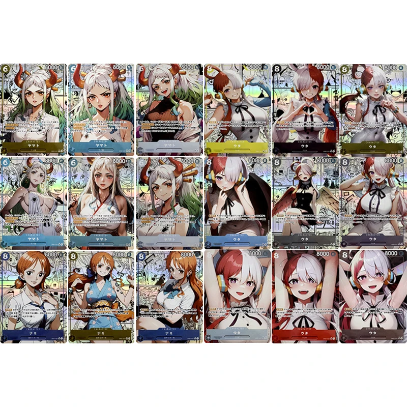 Anime Goddess Story Hyuga Hinata Kanroji Mitsuri Hancock Uta Nami DIY Karty Flash Kolekcja Zabawki Prezenty na Boże Narodzenie Urodziny