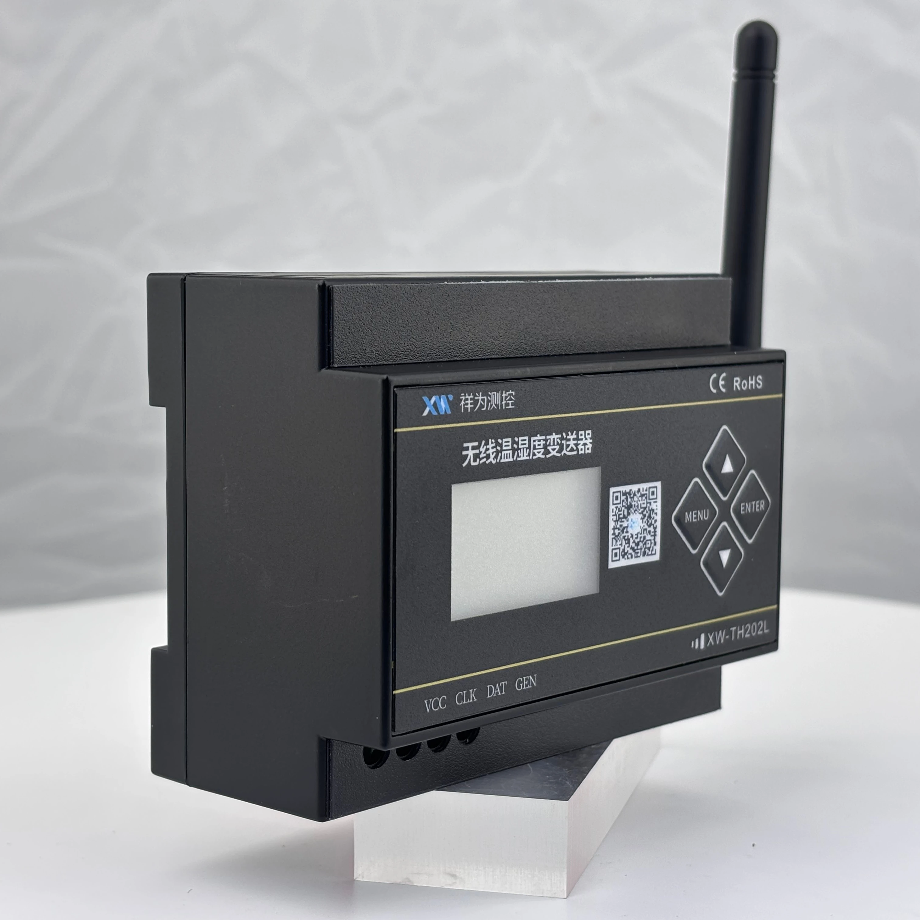 Industrial Grade LoRa Temperature Humidity Sensor 5000m Transmission for Smart Building HVAC Environment Monitoring Via Homekit