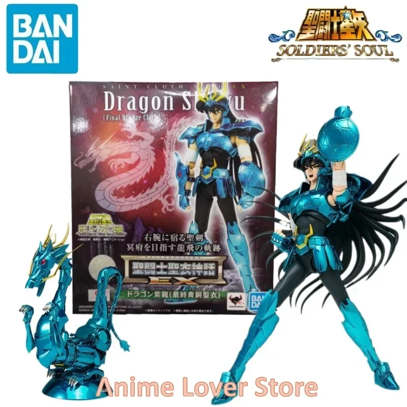 

In Stock Bandai Original Saint Seiya Cloth Myth Ex Bronze Saint Drangon Shiryu Final Anime Figures Gift Collectible Model